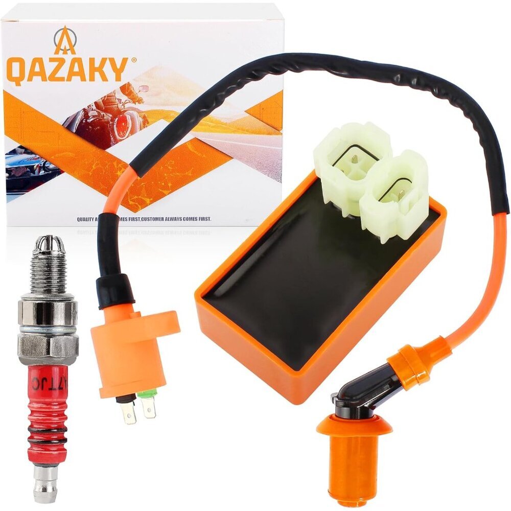 Complete Ignition Upgrade: CDI, Coil & Spark Plug for GY6 50cc-150cc Motors